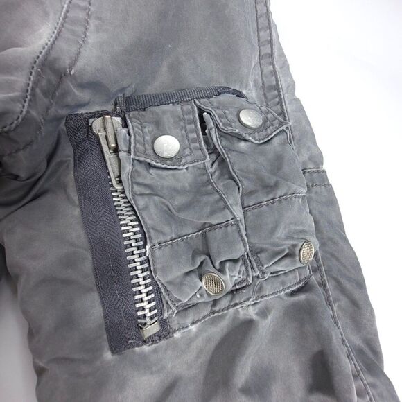 SUPERDRY Military Cargo Aviator Flight Nylon Utility Bomber Jacket Mens Medium - Picture 11 of 15